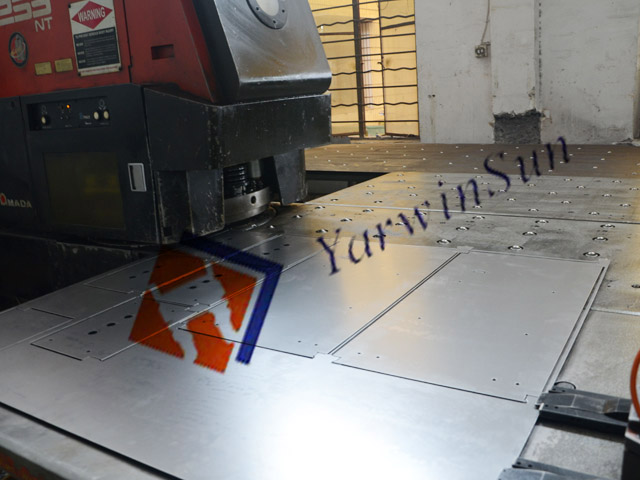 CNC punching processing workshop