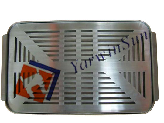 Stainless steel arc folded